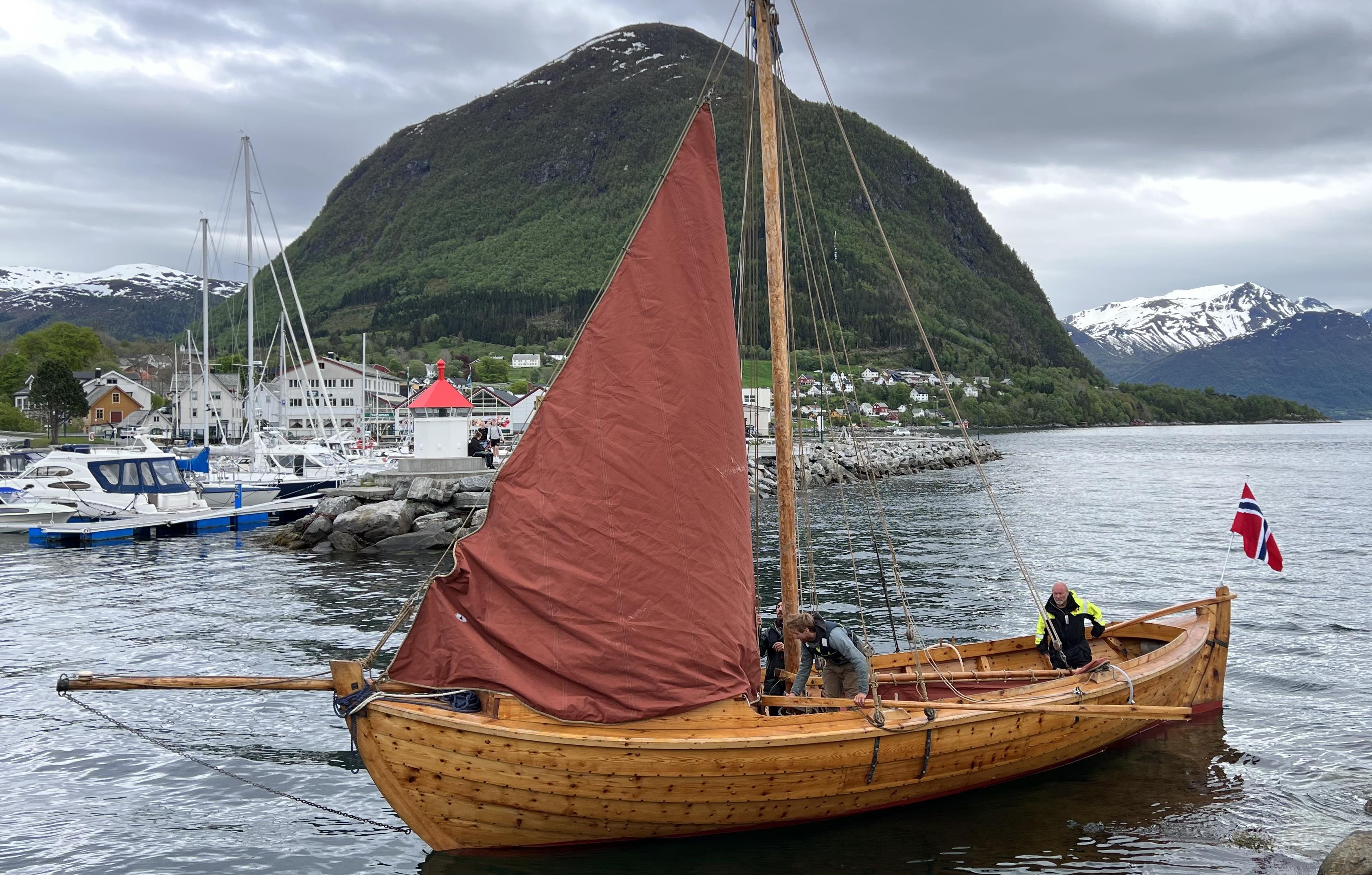 Møringsbåten Skjerven Volda  fotograf Frode Pilskog