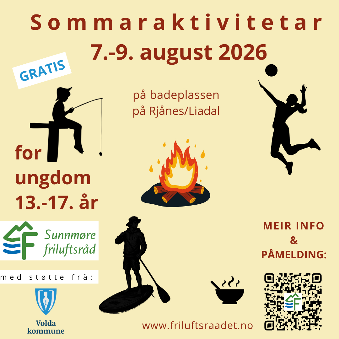 Plakat sommaraktivitetar Rjånes/liadal - Klikk for stort bilete