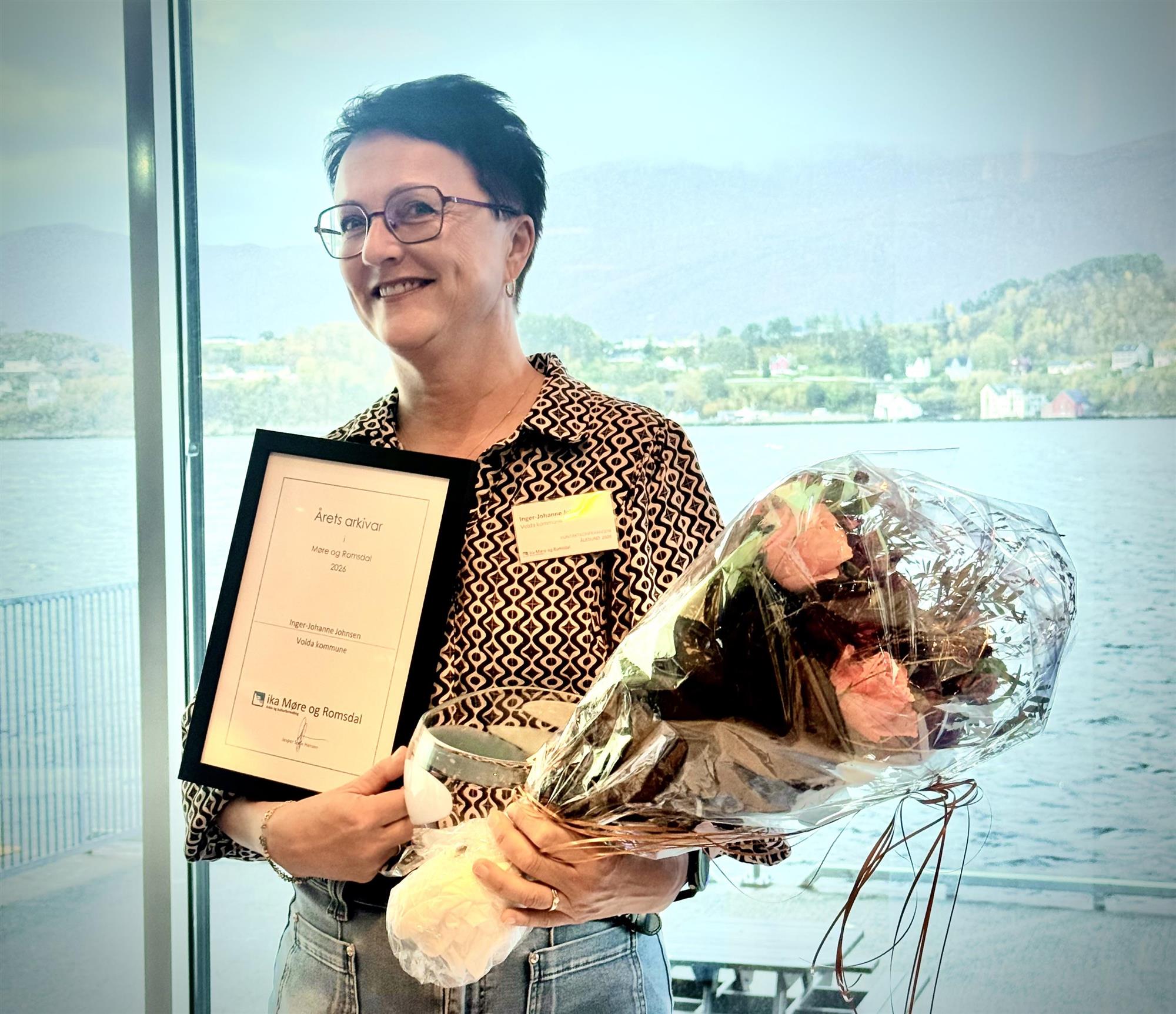Lenkje til artikkel: Arkivleiaren vår er kåra til Årets arkivar i Møre og Romsdal!