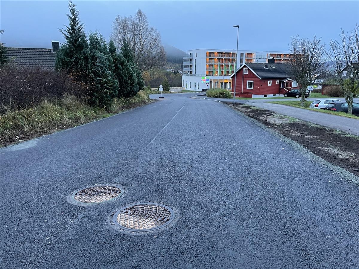 Bilete av Heltnevegen ned mot Voldaportalen - Klikk for stort bilete