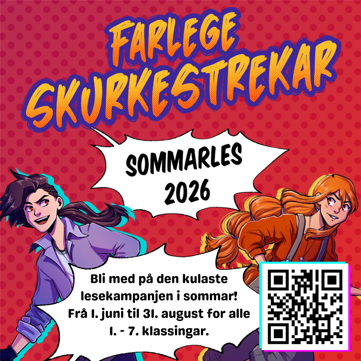 Plakat for Sommarles 2026 - Klikk for stort bilete