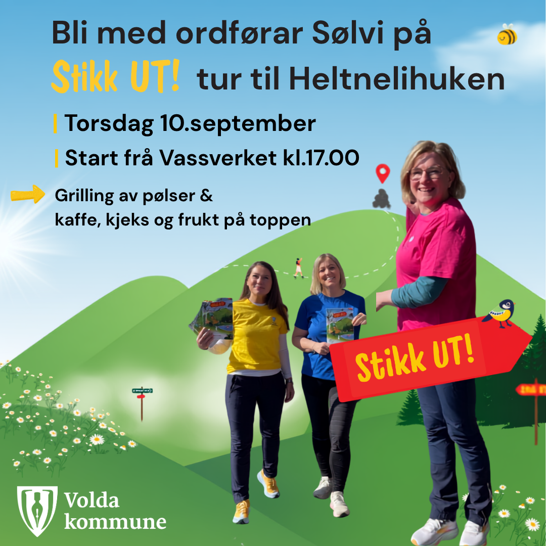 Lenkje til artikkel: Bli med på Stikk UT! tur til Heltnelihuken saman med ordførar Sølvi